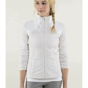 Lululemon Forme Jacket Zip Up Gingham Check Long Sleeve